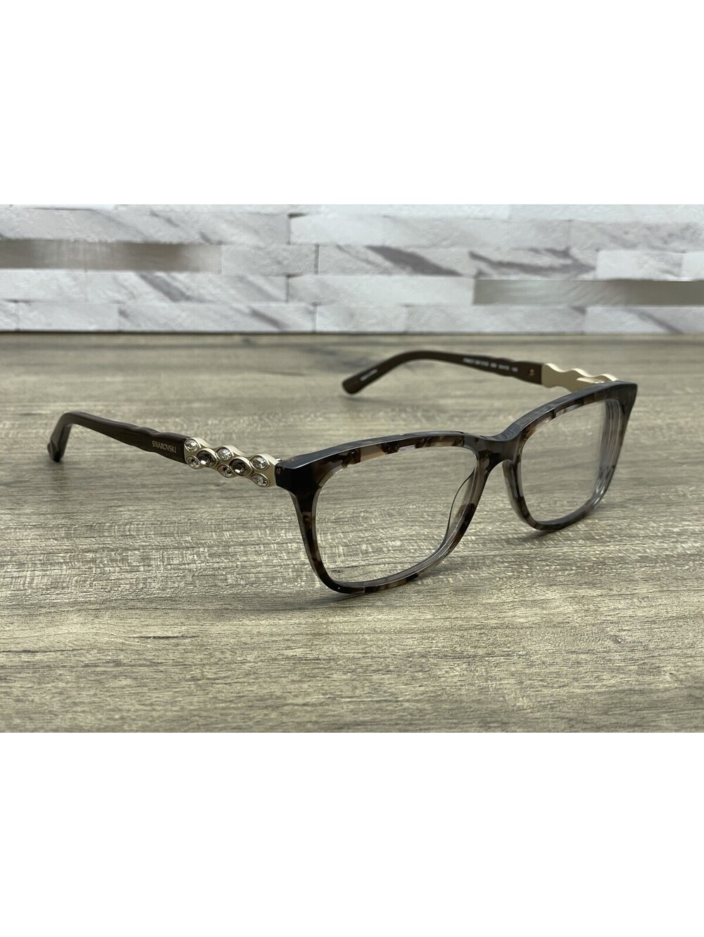 Swarovski SW5133 Fancy 059 w/ Crystals 54-15-140 Women’s Brown Eyeglasses Frames